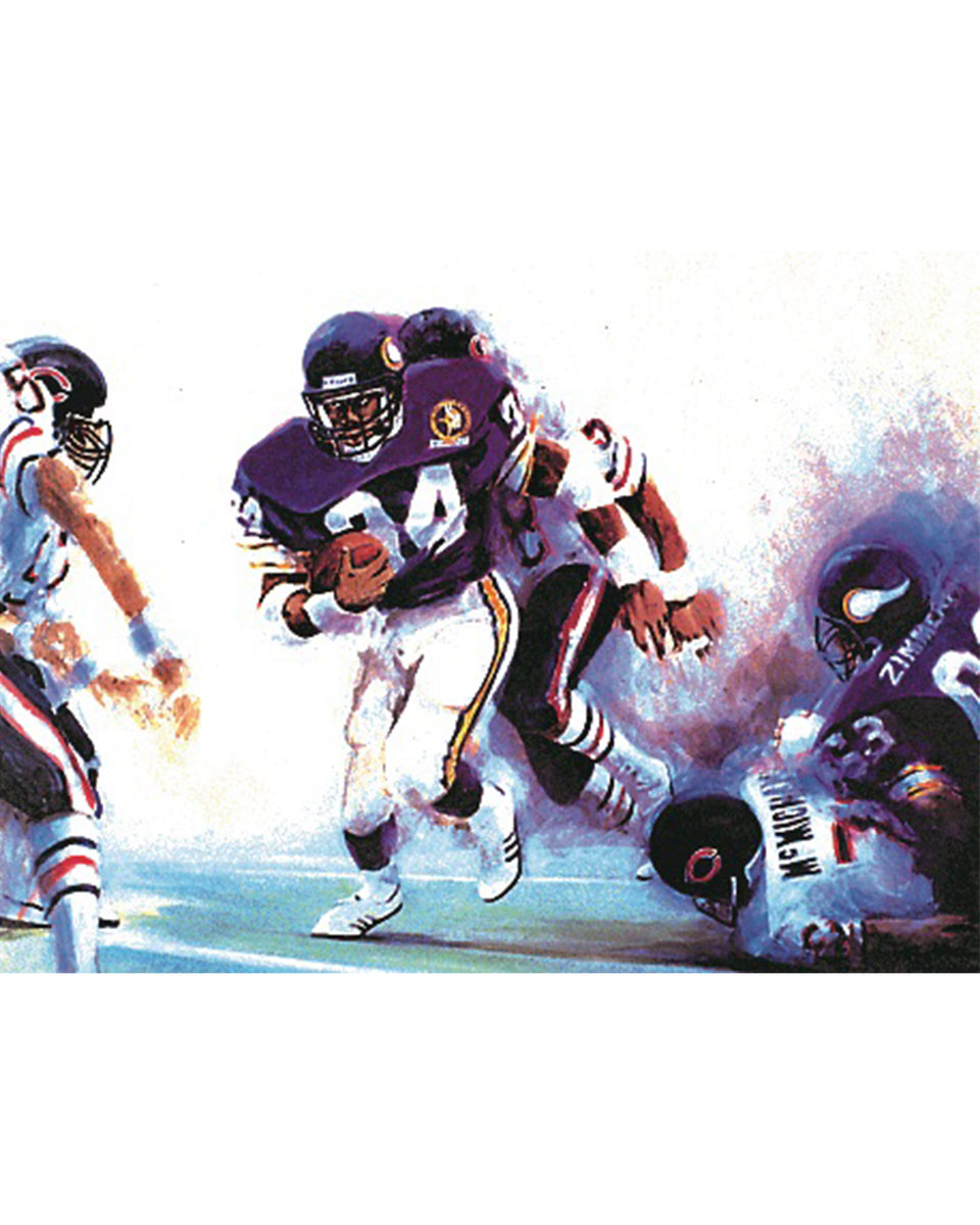 Alan Page Minnesota Vikings Limited Edition Lithograph