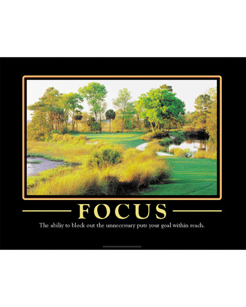 Focus Motivational Poster