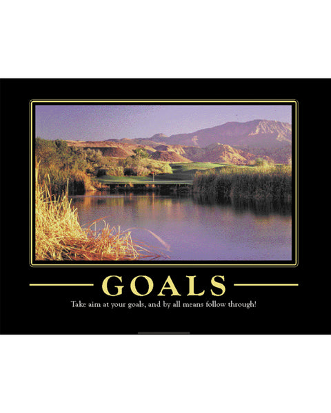 Goals Motivational Poster