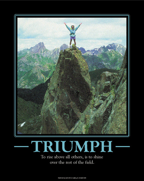 Triumph Motivational Poster