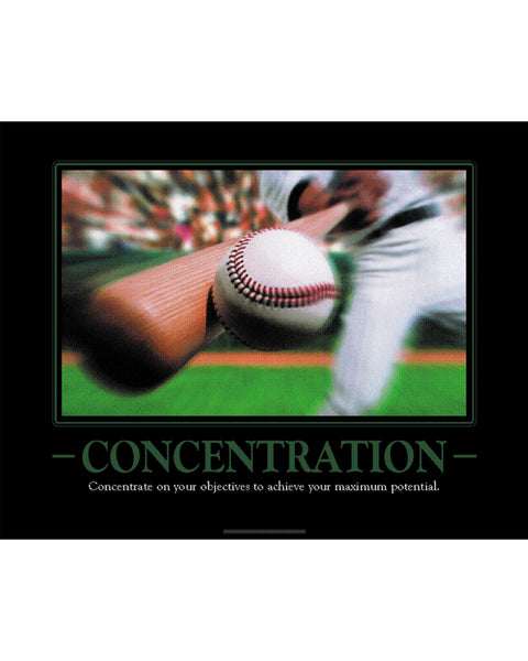 Concentration Motivational Poster