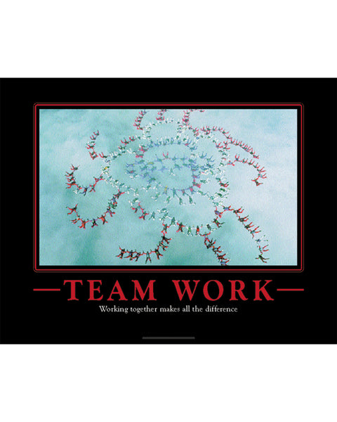 Team Work Motivational Poster