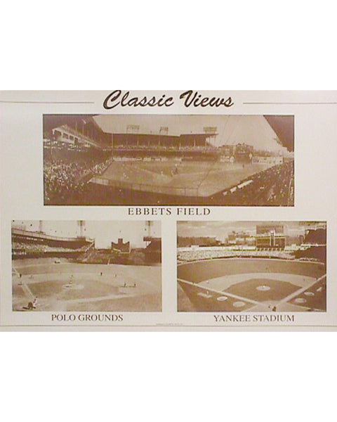 Classic Views: Ebbets Field, Polo Grounds, Yankee Stadium